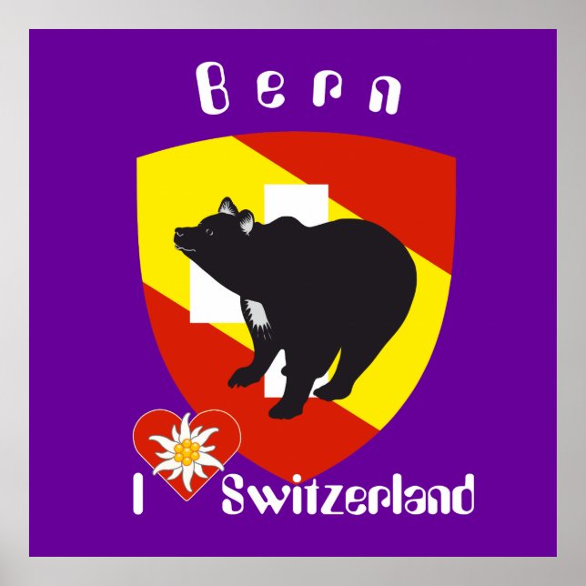 Bern, Berne, Berna, Bärn, Schweiz, Suisse, Poster (Framsidan)