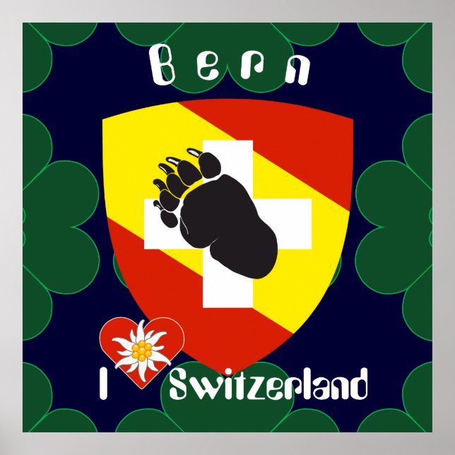 Bern, Berne, Berna, Bärn, Schweiz, Suisse, Poster (Framsidan)
