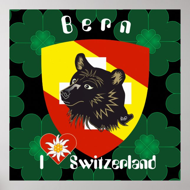 Bern, Berne, Berna, Bärn, Schweiz, Suisse, Poster (Framsidan)