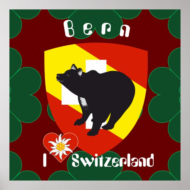 Bern, Berne, Berna, Bärn, Schweiz, Suisse, Poster (Framsidan)