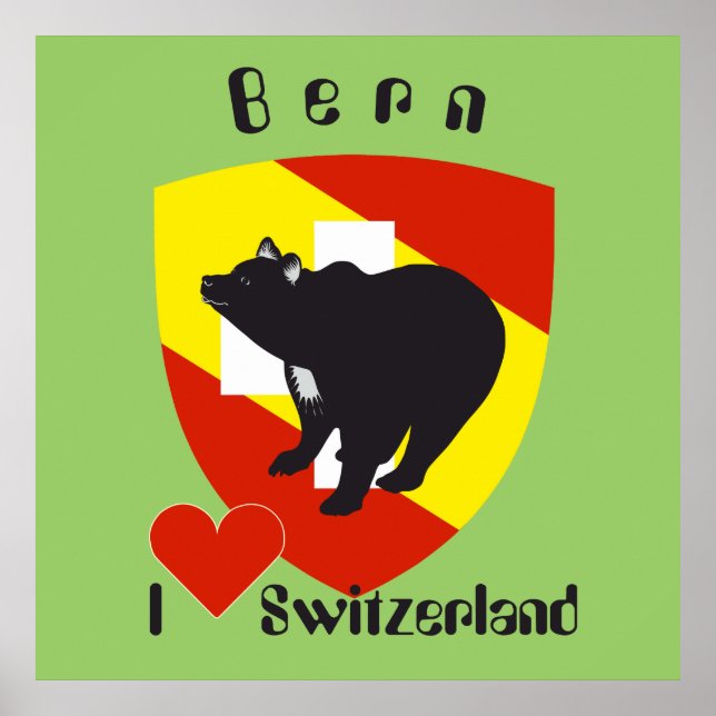 Bern, Berne, Berna, Bärn, Schweiz, Suisse, Poster (Framsidan)