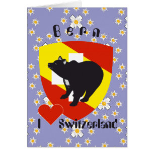 Bern Berne Berna Schweiz Suisse Svizzera Svizra Hälsningskort