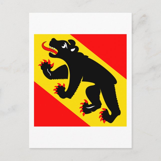 Bern Flagga Vykort (Framsida)