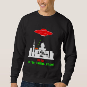 Bern Invasion Retro-spel med Ufo Lång Ärmad Tröja