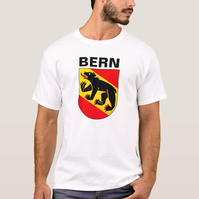 Bern jackat av arm, SCHWEIZ T Shirt (Framsida)
