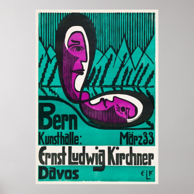 Bern Kunsthalle Poster (Framsidan)