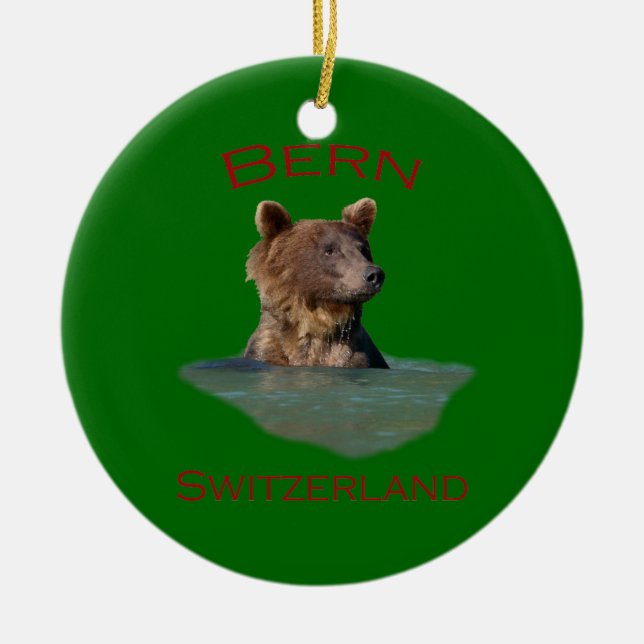 Bern Schweitz Julgransprydnad Keramik (Framsidan)