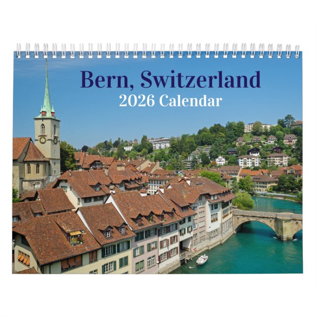 Bern Schweiz 2026-kalender Kalender (Omslag)