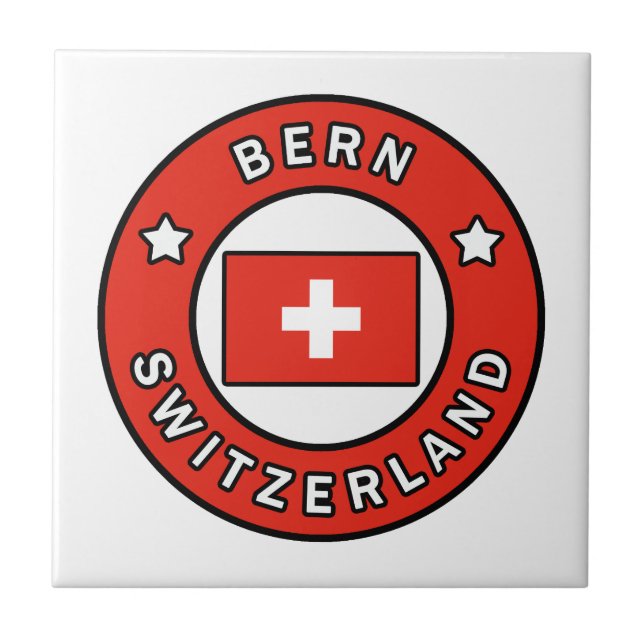 Bern Schweiz Kakelplatta (Framsidan)