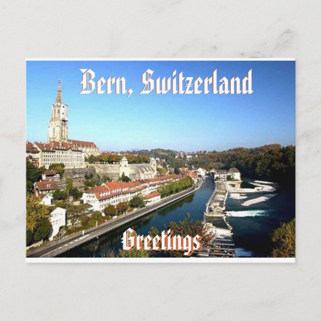 Bern, Schweiz (Mojisola Gbadamosi) Vykort (Framsida)