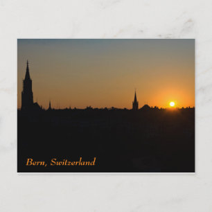 Bern Schweiz Skyline Vykort