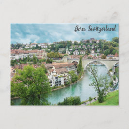 Bern Schweiz Swiss Travel Photo Aare River Vykort