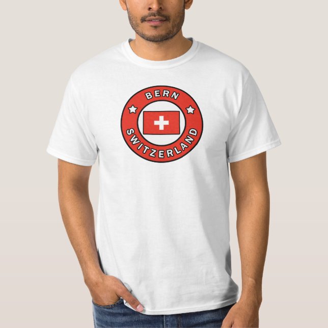 Bern Schweiz T Shirt (Framsida)