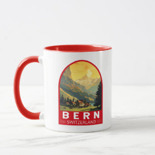 Bern Schweiz Travel Art Vintage Mugg