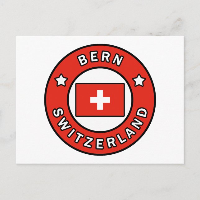 Bern Schweiz Vykort (Framsida)