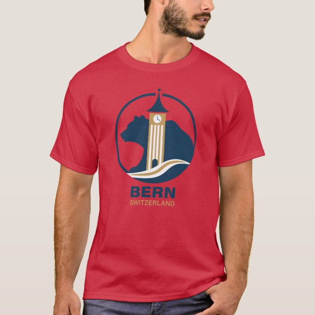 Bern Switzerland Europe T Shirt (Framsida)