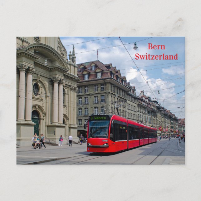Bern Tram Vykort (Framsida)