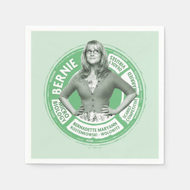 Bernadette Info Graphic Pappersservett (Framsidan)