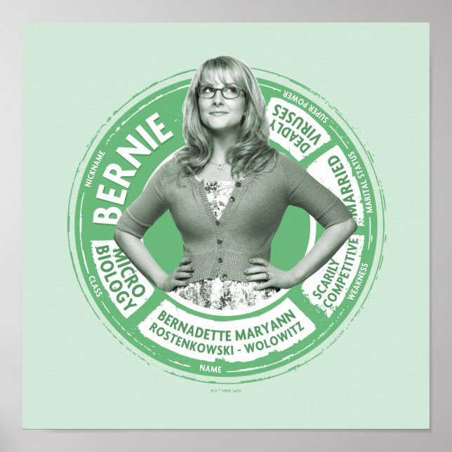 Bernadette Info Graphic Poster (Framsidan)