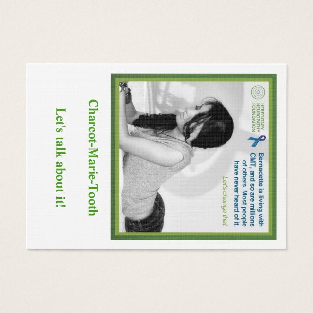 Bernadette Neuropathy-kort Visitkort (Framsidan)