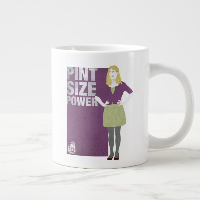 Bernadette | Pint Storlek Power Jumbo Mugg (Höger)