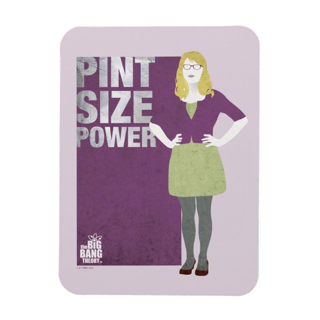 Bernadette | Pint Storlek Power Magnet (Vertikal)