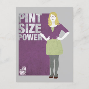Bernadette Pint Storlek Power Vykort
