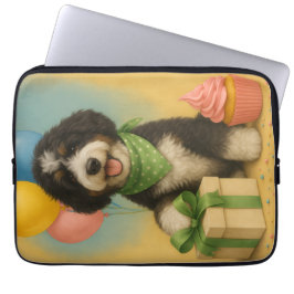 Bernadoodle Birthday Laptop Fodral