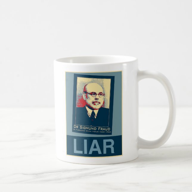 Bernanke - Sigmund bedrägeri Kaffemugg (Höger)