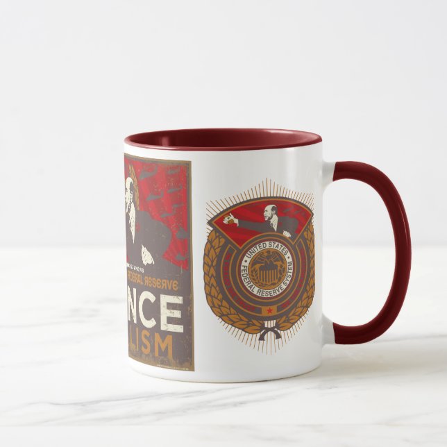 Bernankes mugg för finansSocialism (Höger)