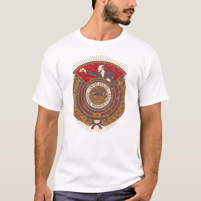 Bernankes skjorta för finansSocialism Tee Shirt (Framsida)