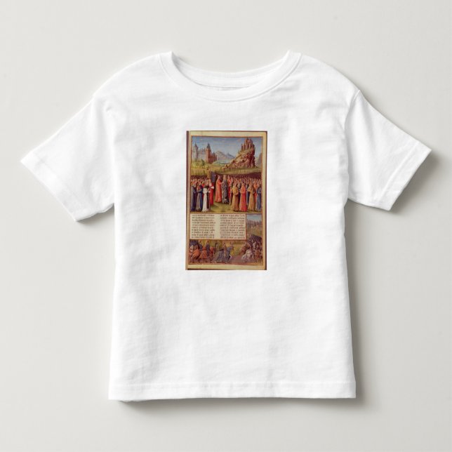 Bernard av Clairvaux att predika understöder Tee Shirt (Framsida)
