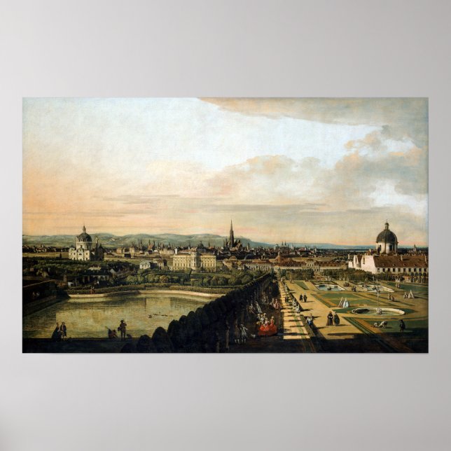 Bernardo Bellotto, Canaletto Wien Poster (Framsidan)
