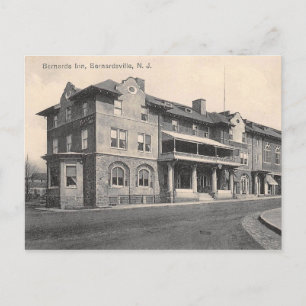 Bernardsville NJ Inn, Vintage 1910 Vykort