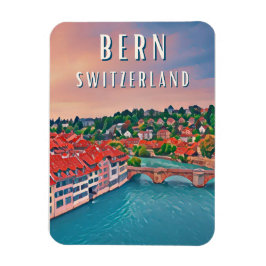 Berne, au cœur des Alpes suisses Magnet