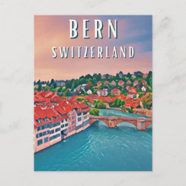 berne, au cœur des Alpes suisses Vykort