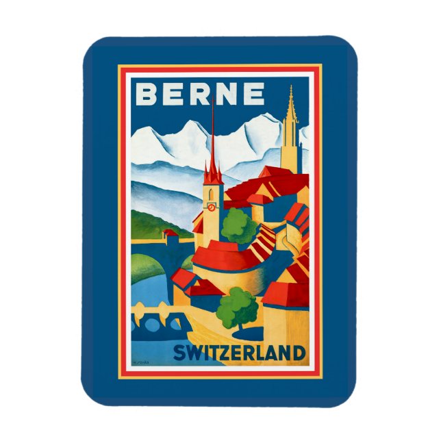 Berne, Schweiz Magnet (Vertikal)