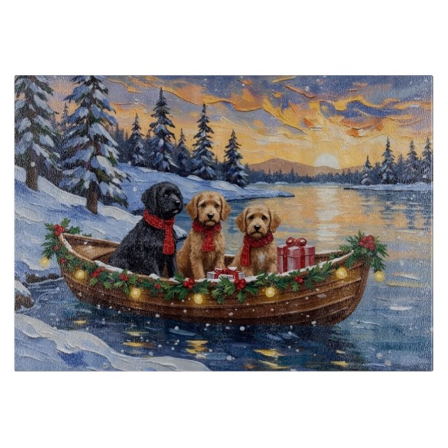 Bernedoodle Christmas Boat Holiday (Framsidan)