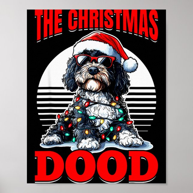Bernedoodle Christmas Dog Breed The Christmas Dood Poster (Framsidan)
