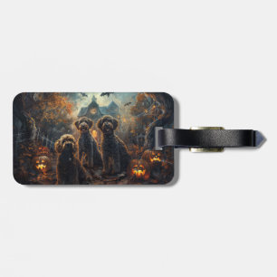 Bernedoodle Halloween Night Doggy Delight Bagagebricka
