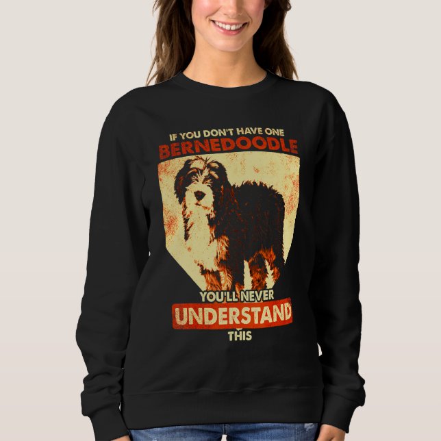 Bernedoodle Hund  Bernedoodle 2 T Shirt (Framsida)