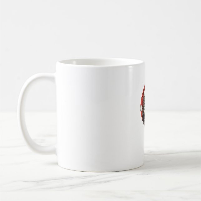 Bernedoodle Hund Doodle Dood Cute God jul! Kaffemugg (Vänster)