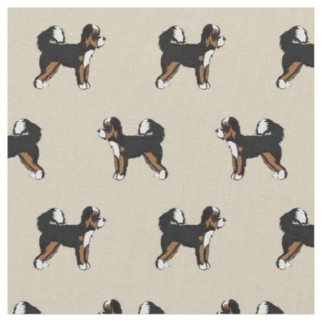 Bernedoodle-hund, enkel design än tyg (Närbild)
