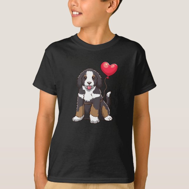 Bernedoodle Hund Gift Idea T Shirt (Framsida)