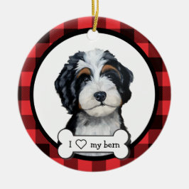 Bernedoodle Hund Ornament