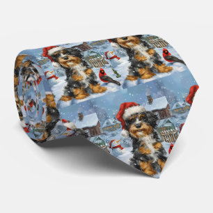 Bernedoodle Hund Winter Wonderland jul Slips