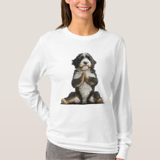 Bernedoodle Hund Yoga Shirt Hund workout out T