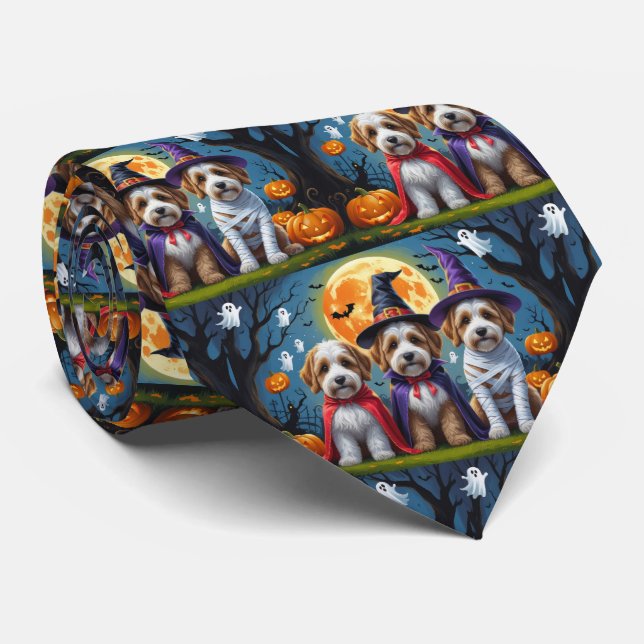 Bernedoodle Hundar Pumpkin Halloween Funny Slips (Rullad)