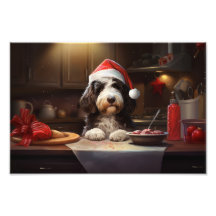Bernedoodle jul Cookies Festive Helgdag