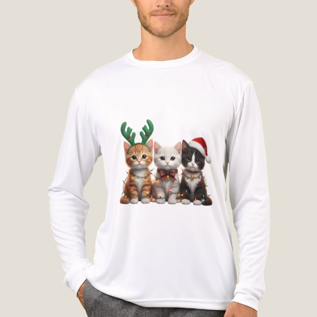 Bernedoodle jul sweatshirt,  t shirt (Framsida)